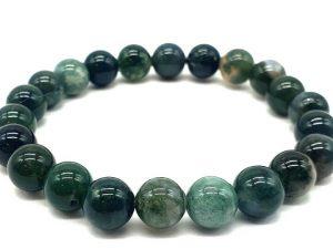 Bracelet Agate Mousse 💚