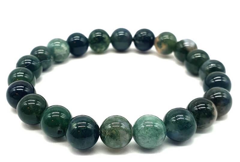 Bracelet Agate Mousse 💚