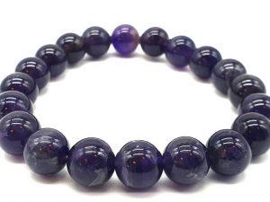 Bracelet 'Dark' Améthyste