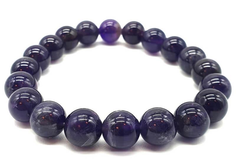 Bracelet &lsquo;Dark&rsquo; Améthyste