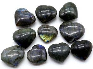 Coeurs Labradorite 🖤